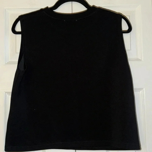 P. Cill | Butter Modal | Round Neck Sleeveless | Black Tank | Size S - Picture 6 of 6